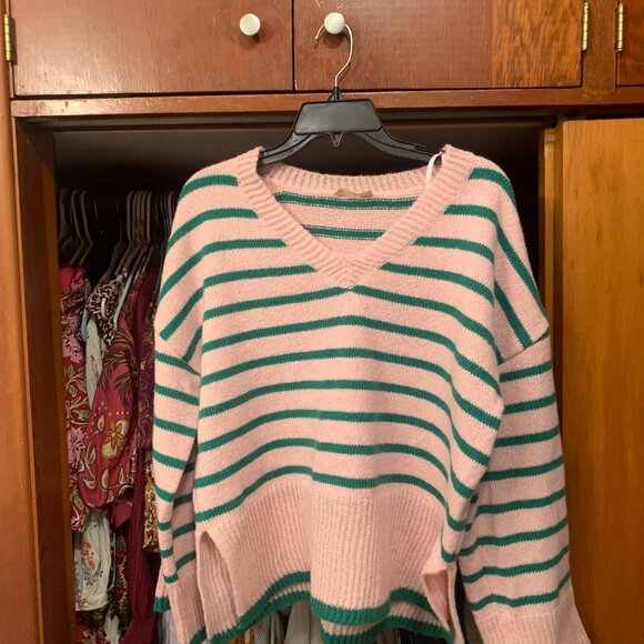 Pink and Green Sweater - Picture 2 of 2